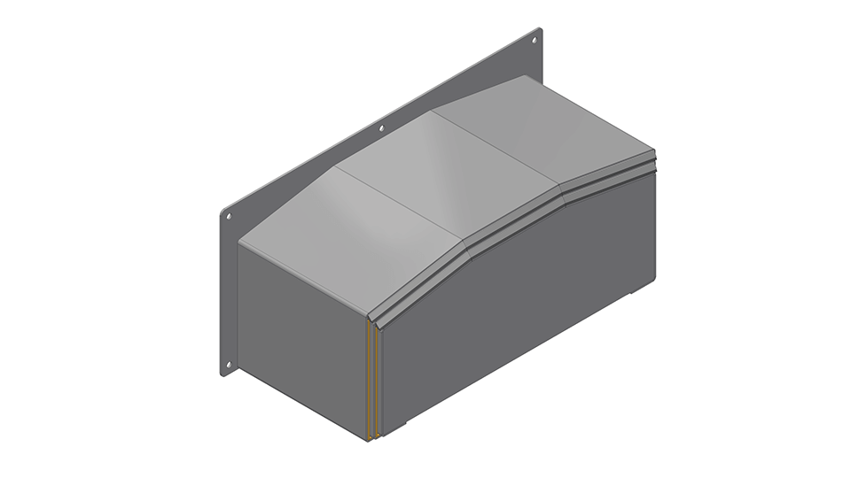 Double Peak Cover_Retracted_Top Left Isometric_Shaded_Large_Feathered