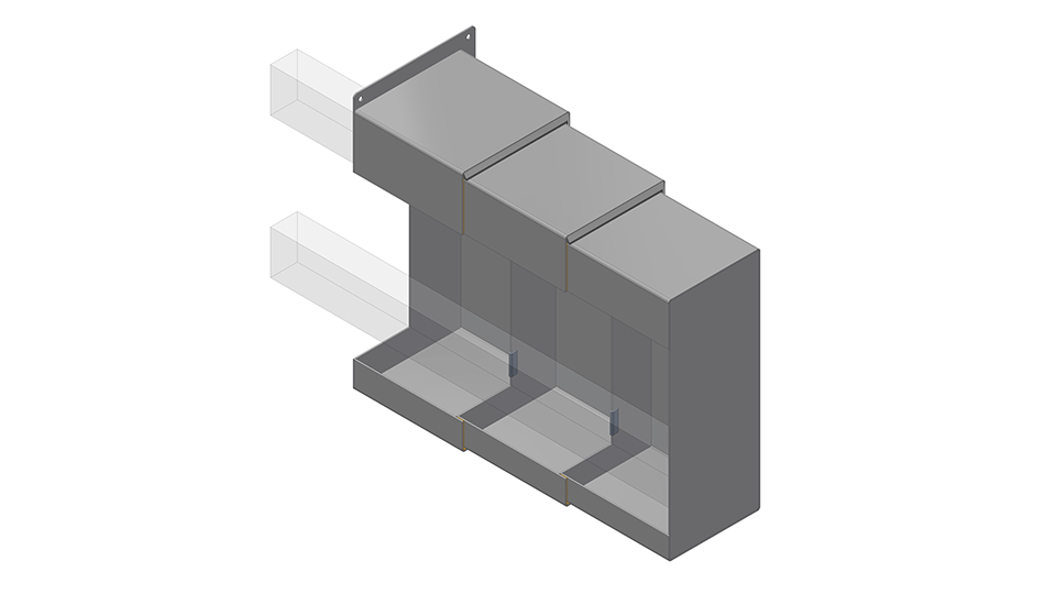 LH Box Crossrail Cover_Extended_Top Left Isometric_Shaded_Large_Feathered