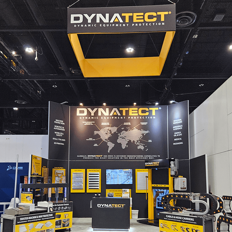 dynatect imts 2024 booth setup