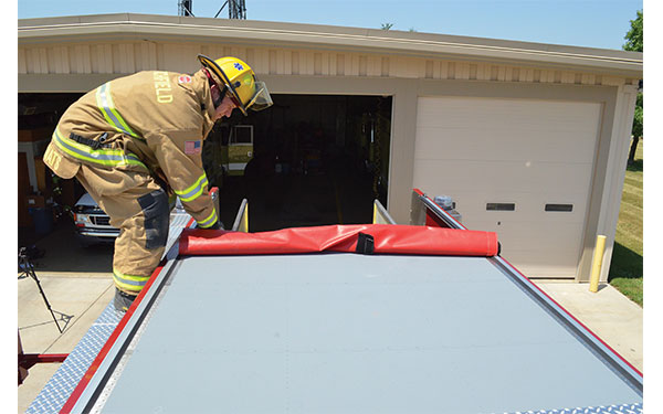 Gortite Hose Bed Cover for Fire Trucks
