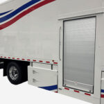 power roll-up door for delivery vehicles or vans