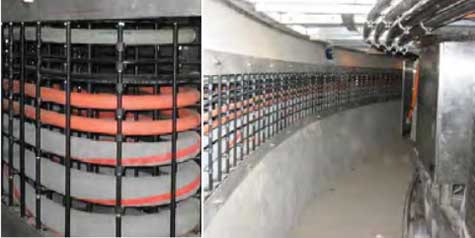 cable carrier for automated storage and retrieval system