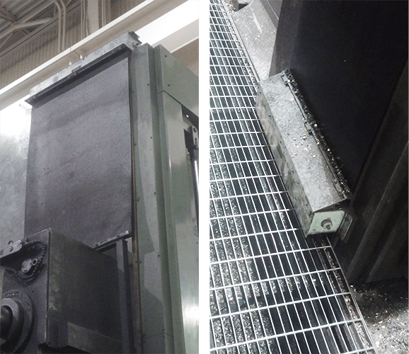 Shade Roller Replacement on Parpas Horizontal Boring Mill